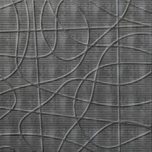 Wired Dimension Wall Etched Silver