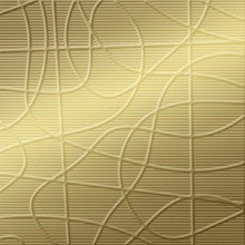 Wired Dimension Wall Metallic Gold