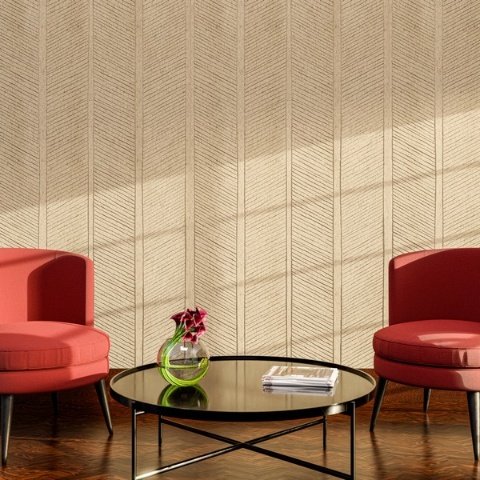 Zintra Organic Etch Herringbone Stripe